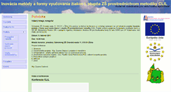 Desktop Screenshot of clil.sukrzsza.sk